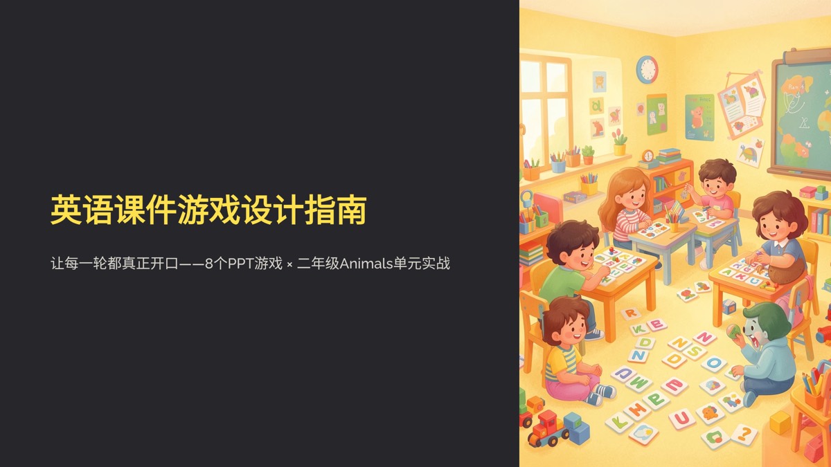 ESL Lesson Slides with Classroom Games: 8 Ideas That Work — 1