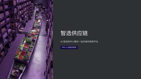 智选供应链 Pre-A 轮路演 Deck